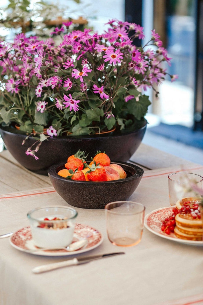 Capi Europe Vogelvoederschaal Terrazzo Zwart