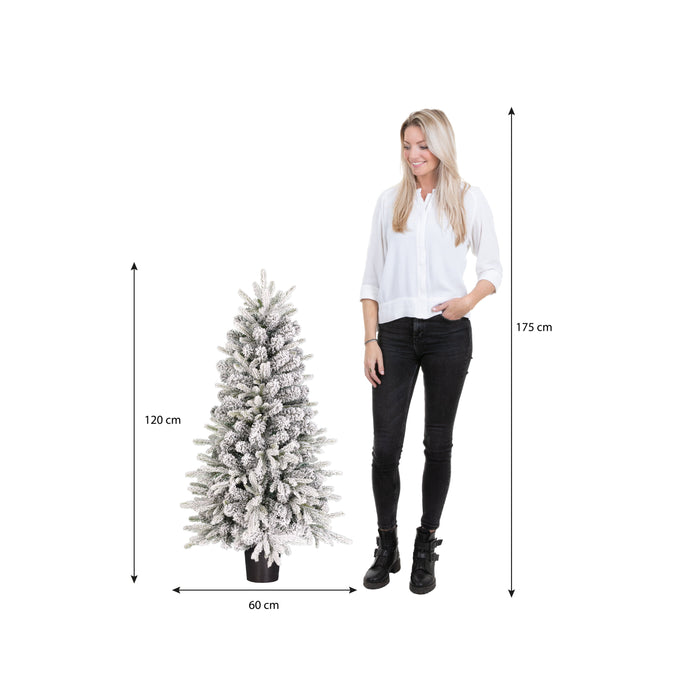 Black Box Trees Grimshaw Kunstkerstboom in Pot - H120 x  Ø60 cm-Groen