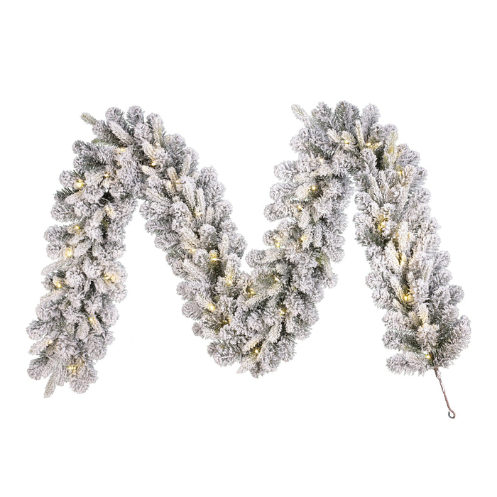 Black Box Trees Grimshaw Guirlande met Verlichting-L270 x Ø25 cm-Groen