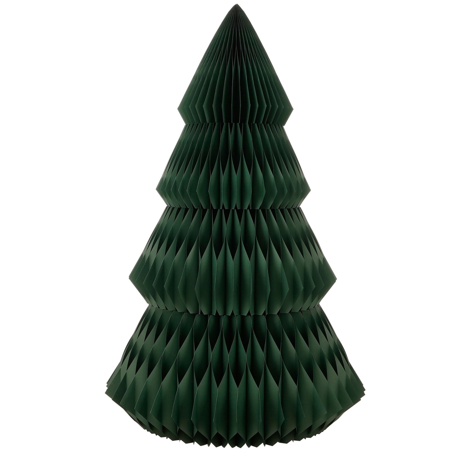 Mica Decorations Decoratie Kerstboom - H212 x Ø120 cm - Papier - Groen