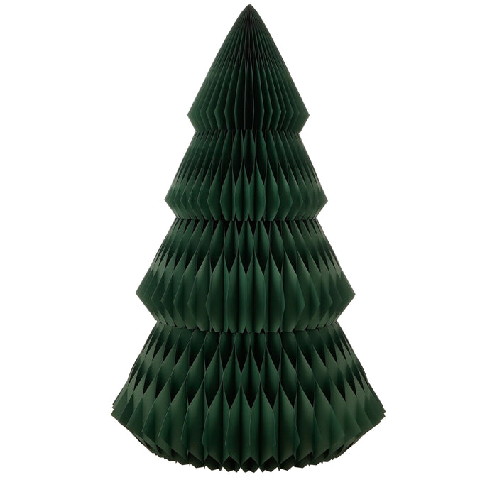 Mica Decorations Decoratie Kerstboom - H212 x Ø120 cm - Papier - Groen