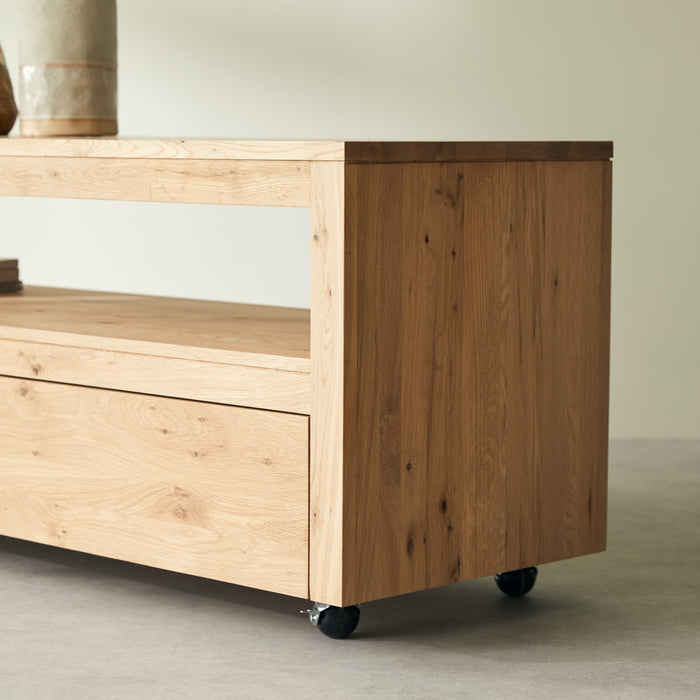 Tikamoon - Anoa - Massief eiken tv-meubel 140 cm