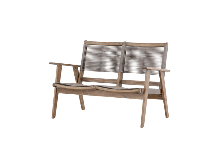 Fjôrd - 2-Zitsbank Bruin Hout - 120x72x88cm - Little John