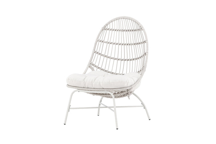 Fjôrd - Loungestoel Beige Metaal - Paul