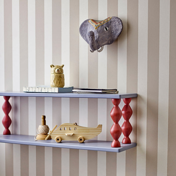 Bloomingville Bibiola Wandplank B 80 cm - Blauw / Rood