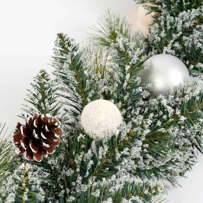 Black Box Trees Kaprun Guirlande met Verlichting  - L270 cm - Zilver