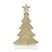 Mica Decorations Decoratie Kerstboom - L18 x B7 x H32 cm - Champagne
