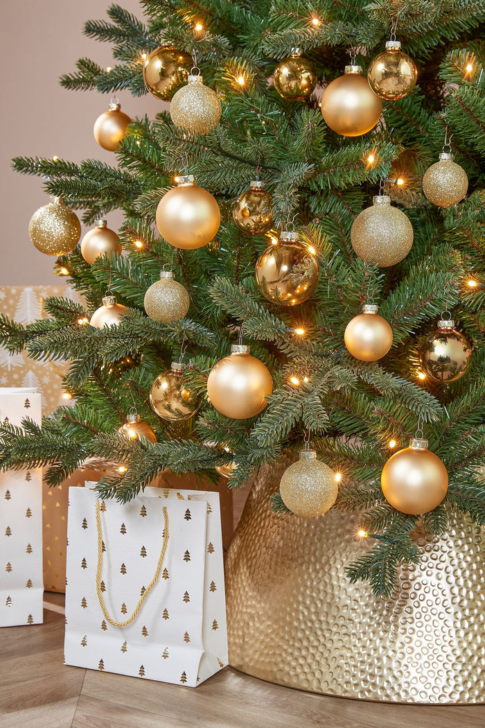 Mica Decorations Kerstballen Set - 42 Stuks - Ø7 cm - Glas - Goud