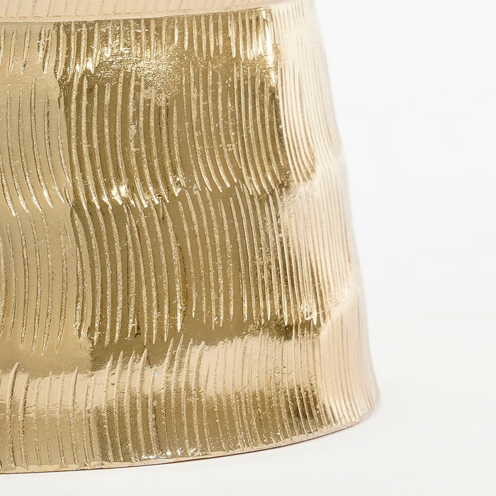 Mica Decorations Decoratie Kerstboom - H43 x Ø13 cm - Aluminium - Goud