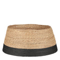 Mica Decorations Kerstboomrok - H26 x Ø58 cm - Zeegras - Zwart
