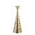 Mica Decorations Decoratie Kerstboom - H36 x Ø11 cm - Aluminium - Goud