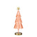 Mica Decorations Decoratie Kerstboom - H40 x Ø13 cm - IJzer - Roze