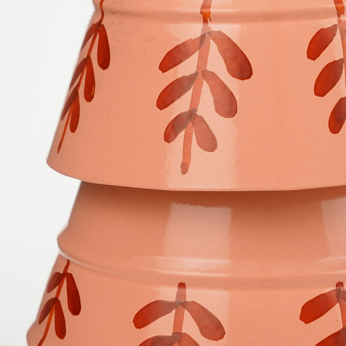 Mica Decorations Decoratie Kerstboom - H40 x Ø13 cm - IJzer - Roze