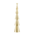 Mica Decorations Decoratie Kerstboom - L18 x B9 x H91 cm - IJzer-Goud