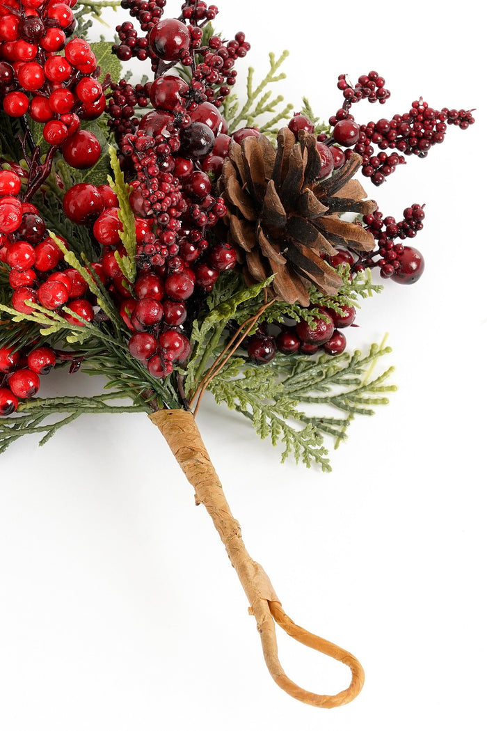 Mica Decorations Randell Kerstslinger - L110 x B18 x H10 cm - Rood