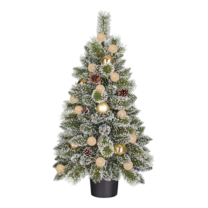 Black Box Trees Kaprun Kunstkerstboom met Verlichting - H90 x Ø51 cm
