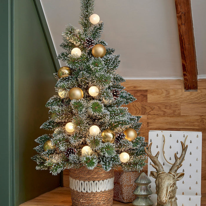 Black Box Trees Kaprun Kunstkerstboom met Verlichting - H90 x Ø51 cm