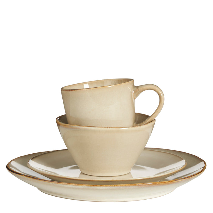 Mica Decorations Racco Serviesset 4 Persoons - Steengoed - Beige