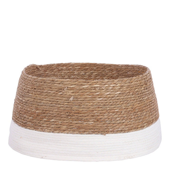 Mica Decorations Kerstboomrok H26 x Ø58 cm Zeegras Gebroken Wit