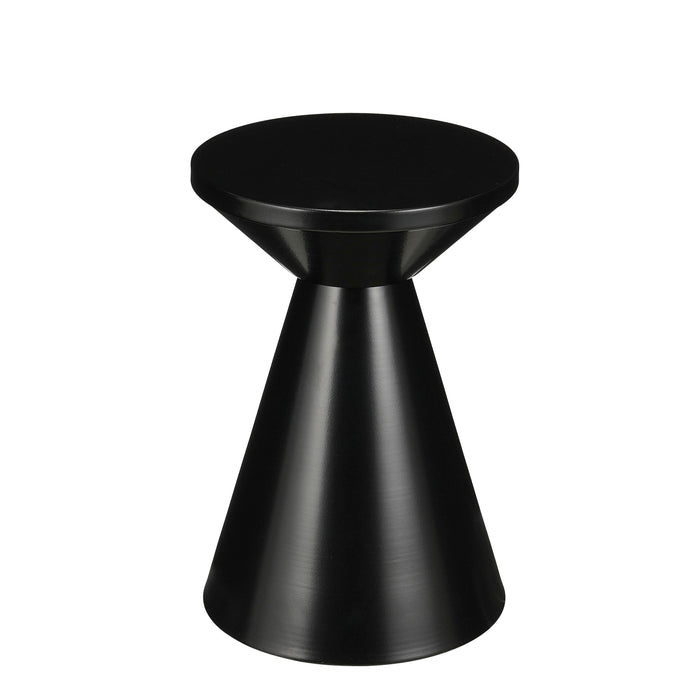 Mica Decorations Jim Bijzettafel - H45 x Ø31 cm - IJzer - Zwart