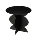 Mica Decorations Rafi Bijzettafel - H40 x Ø45 cm - IJzer - Zwart