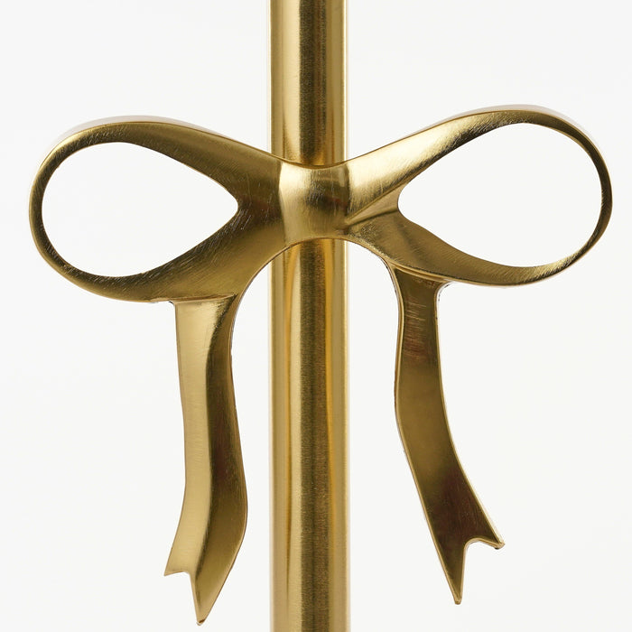 Mica Decorations Bijzettafel - H57 x Ø25 cm-Gerecycled Aluminium-Goud