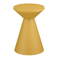 Mica Decorations Jim Bijzettafel - H45 x Ø31 cm - IJzer - Okergeel