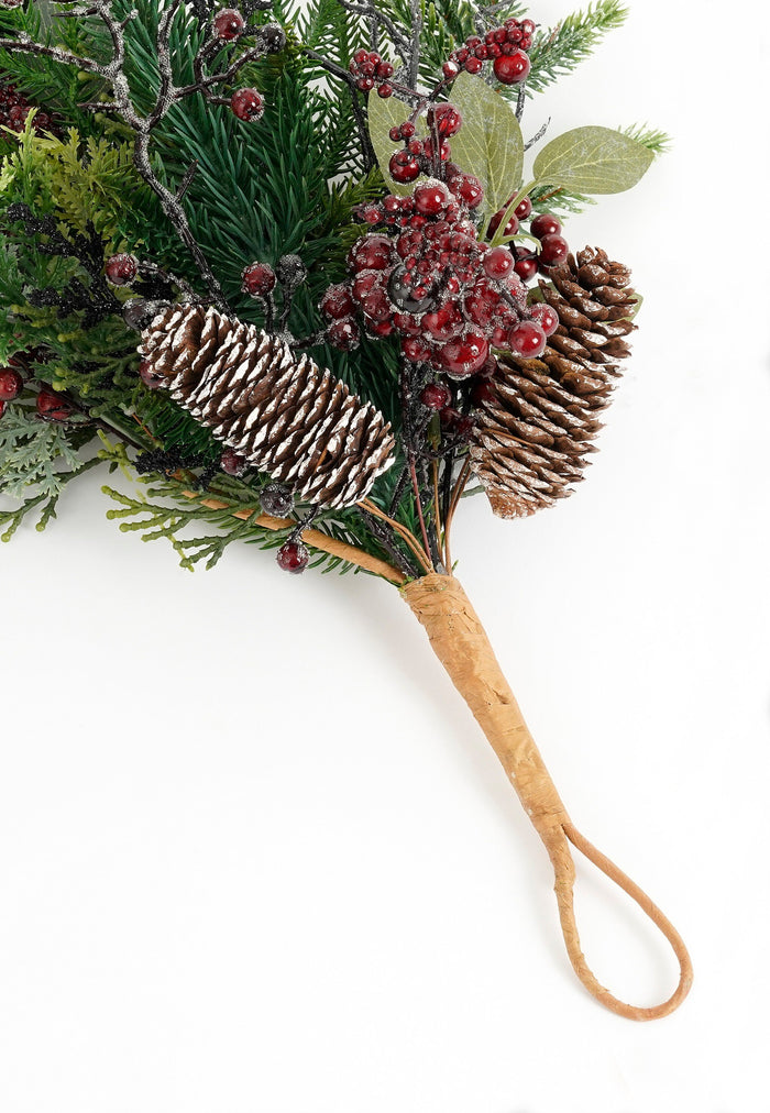 Mica Decorations Bodi Kerstslinger - L110 x B18 x H10 cm - Bordeaux