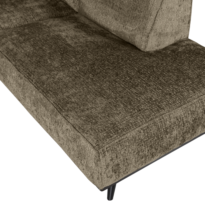 WOOOD Statement Hoekbank Rechts - Bonsai- Beige|Wheatfield
