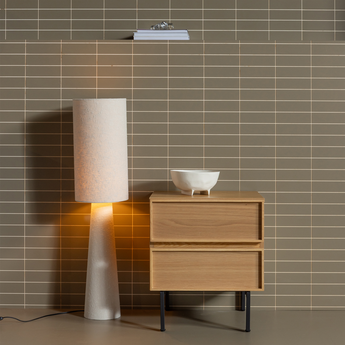 WOOOD Tours Ladekast| Nachtkastje 2 Lades Melamine| MDF - Naturel