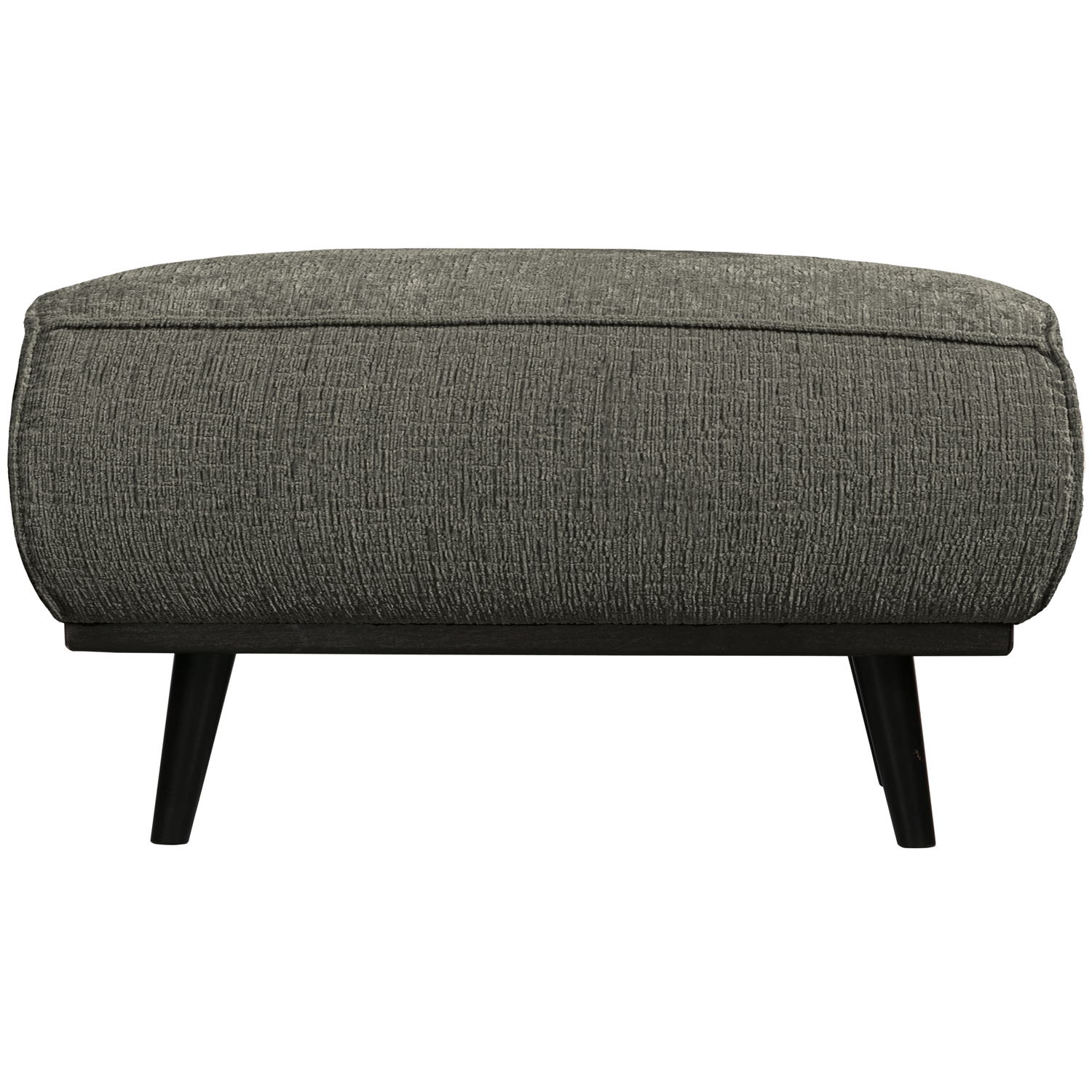 WOOOD Statement Hocker - Structure - Velvet - Frost - 40x80x55