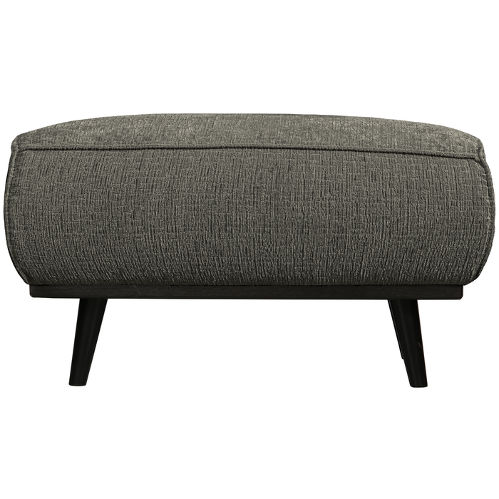 WOOOD Statement Hocker - Structure - Velvet - Frost - 40x80x55