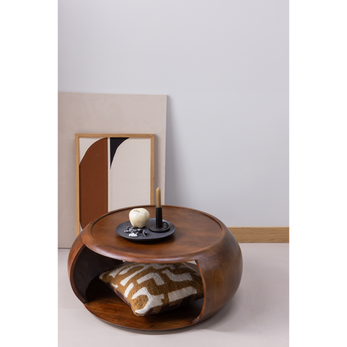 WOOOD Cole Salontafel - Mango Hout - Bruin - 36x72x72