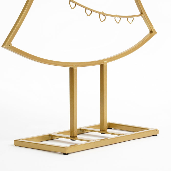 Mica Decorations Decoratie Kerstboom - L40 x B12 x H79 cm-IJzer-Goud