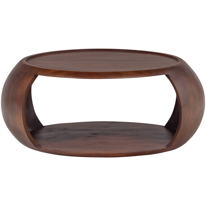 WOOOD Cole Salontafel - Mango Hout - Bruin - 36x72x72