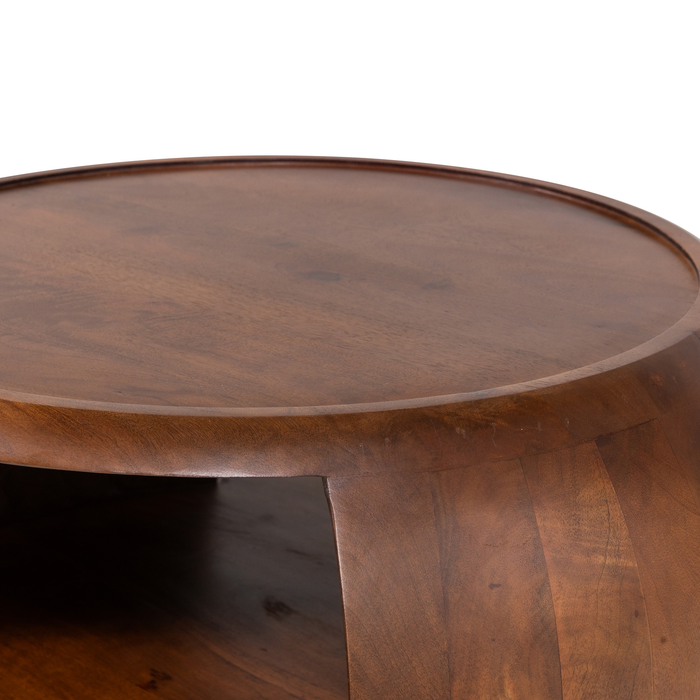WOOOD Cole Salontafel - Mango Hout - Bruin - 36x72x72