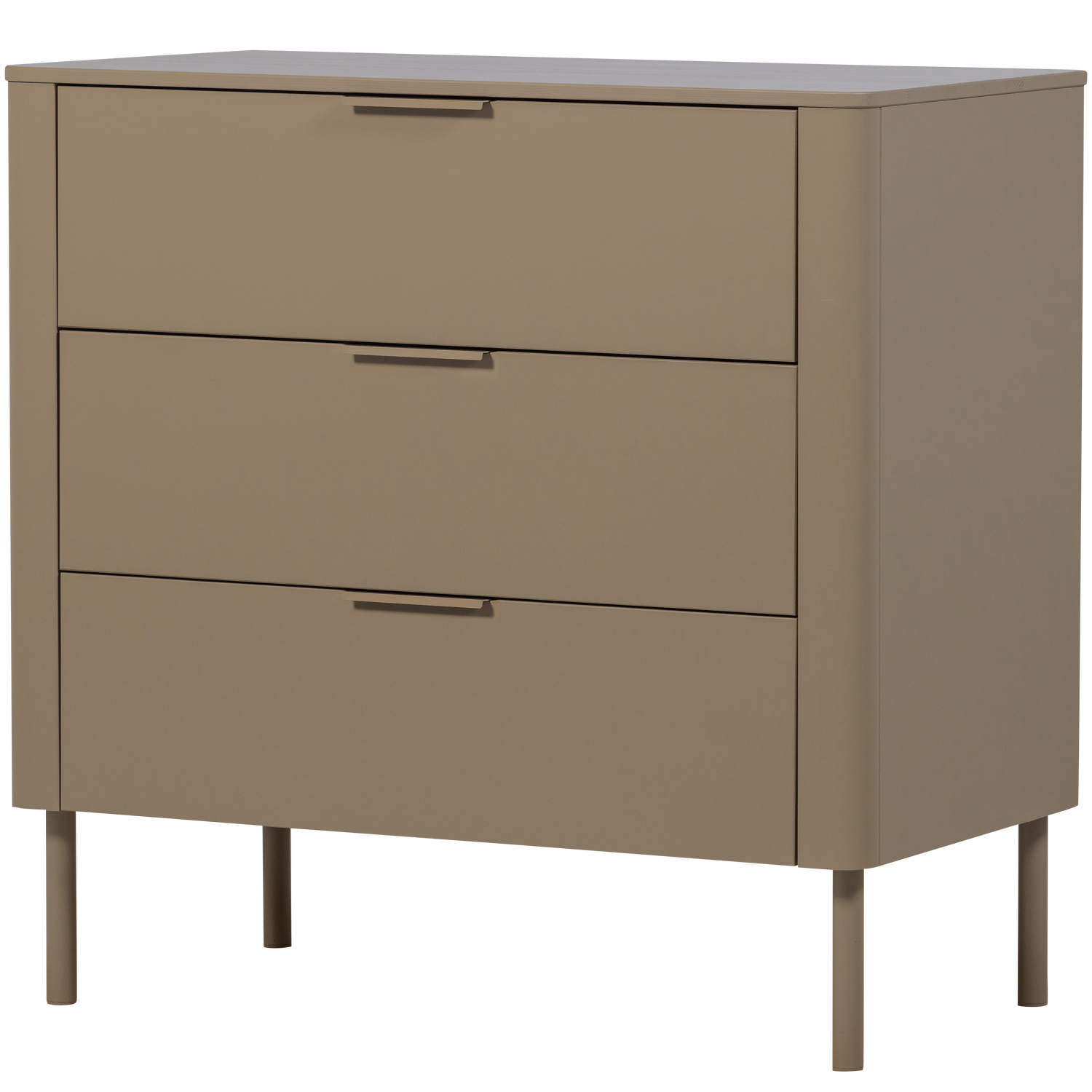 WOOOD Gunnar Ladekast - Grenen - Mud - 93x94x52