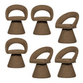 WOOOD Winter Eetkamerstoel - Melange - Zand - Set van 6