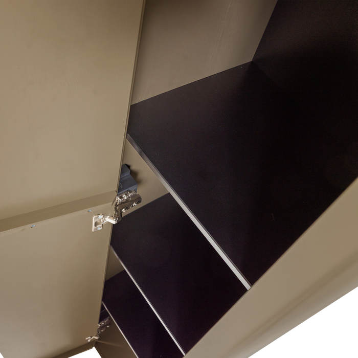 WOOOD Gunnar Smalle Hoge Kast - Grenen - Mud -217x45x39