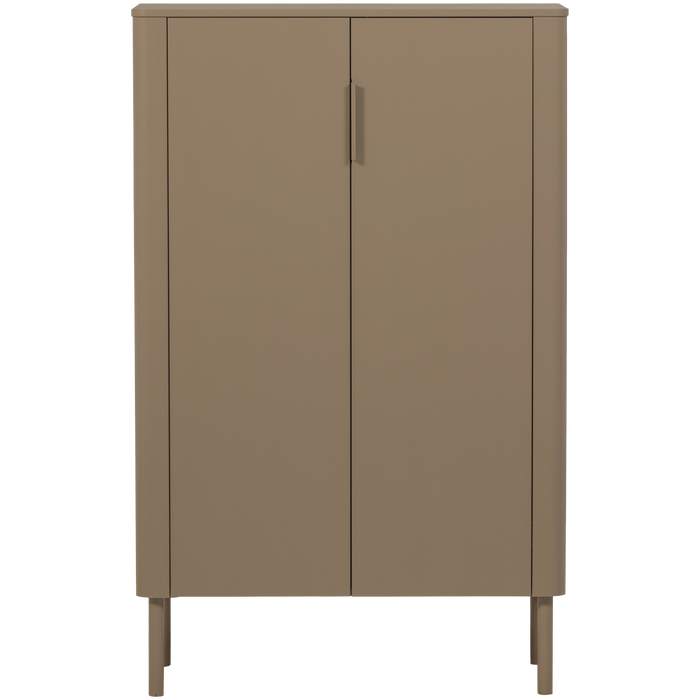 WOOOD Gunnar 2-Deurs Kast - Grenen - Mud -135x85x39