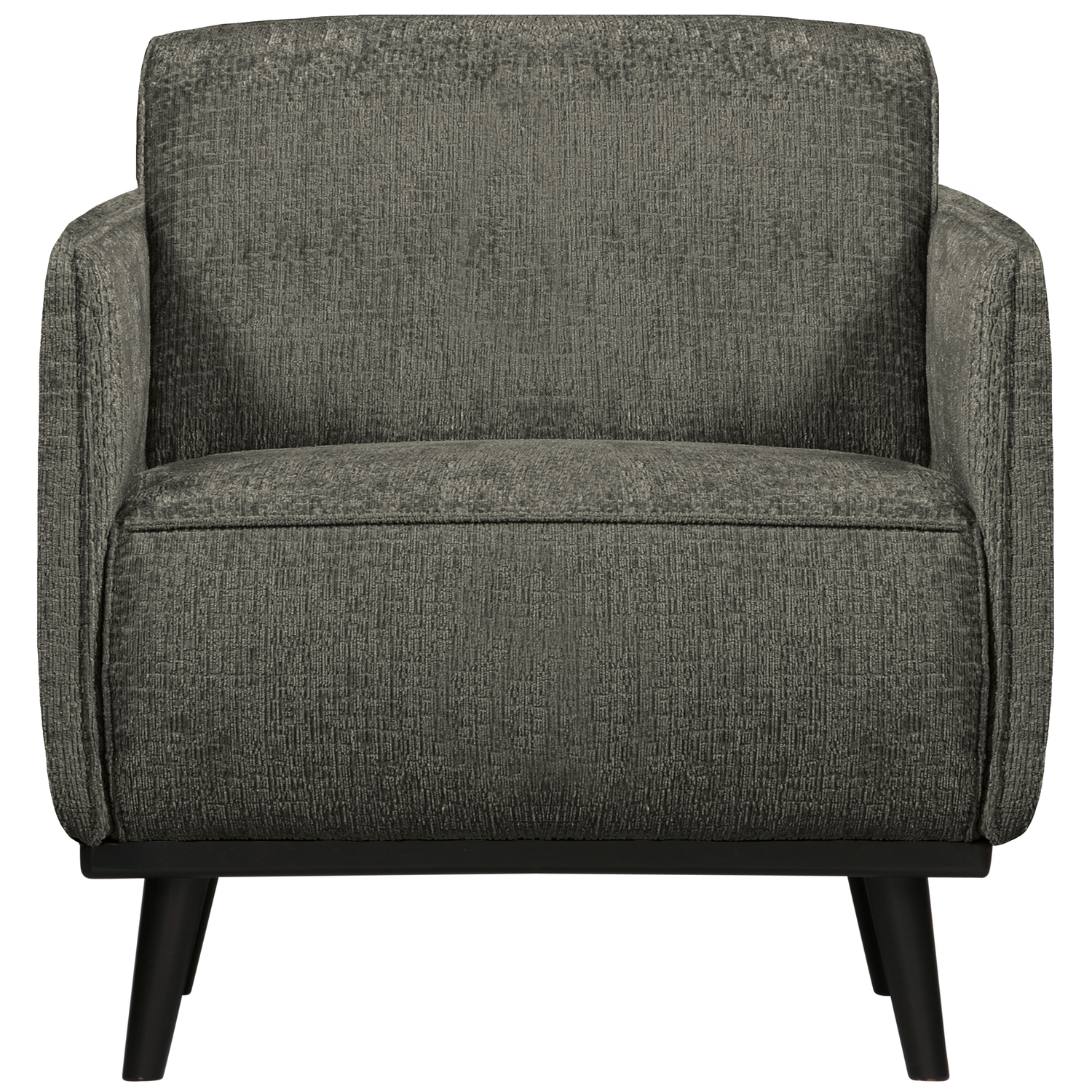 WOOOD Statement Fauteuil - Structure - Velvet - Frost - 77x72x93