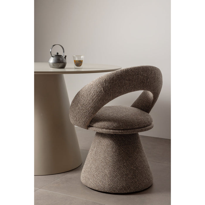 WOOOD Winter Eetkamerstoel - Melange - Naturel - Set van 6