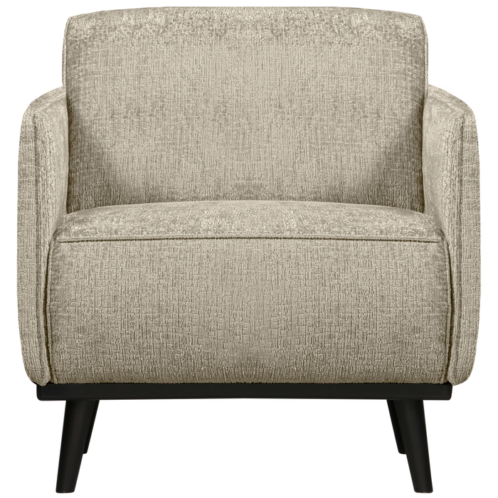 WOOOD Statement Fauteuil - Structure - Velvet - Wheatfield - 77x72x93