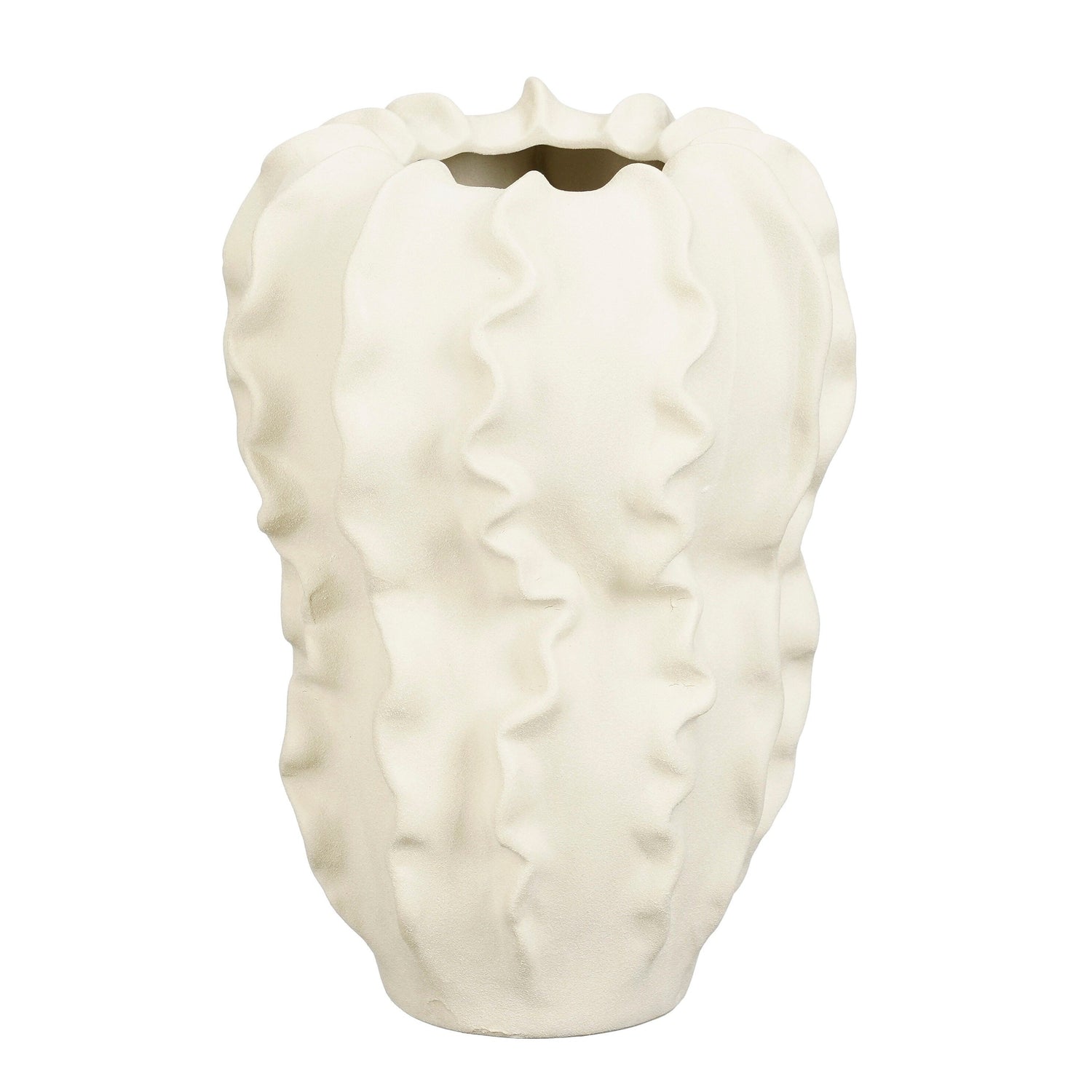 Mica Decorations Sierra Vaas - H31 x Ø22 cm - Keramiek - Beige