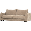 WOOOD Jonne 3-Zits Slaapbank - Chennile - Naturel - 92x233x105