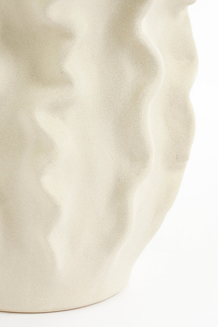 Mica Decorations Sierra Vaas - H31 x Ø22 cm - Keramiek - Beige