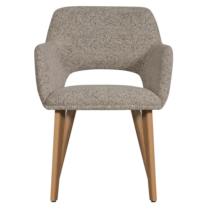 WOOOD Murat Eetkamerstoelen Houten Naturel Poot - Naturel - Set van 6