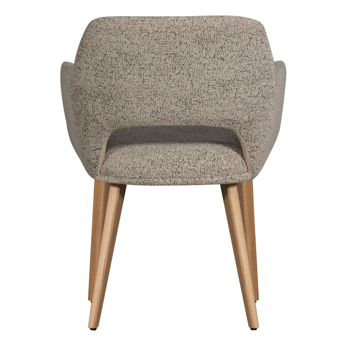 WOOOD Murat Eetkamerstoelen Houten Naturel Poot - Naturel - Set van 6