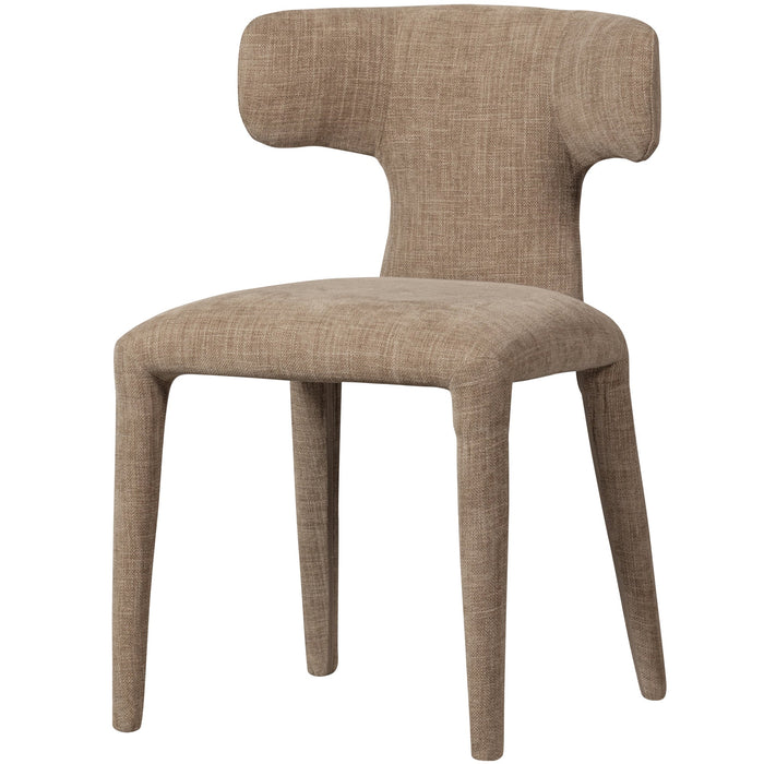 WOOOD Permit Eetkamerstoelen - Polyester - Zand - Set van 6