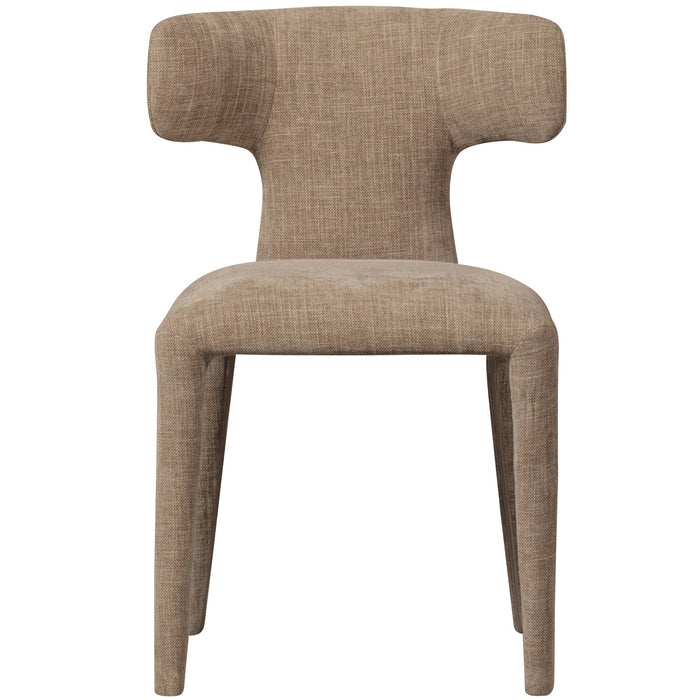 WOOOD Permit Eetkamerstoelen - Polyester - Zand - Set van 6